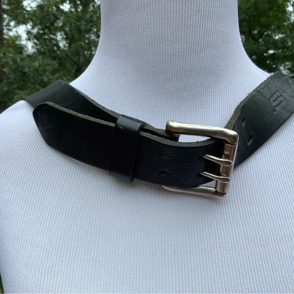 Levi's Men’s Leather Belt Black Soft Size 38